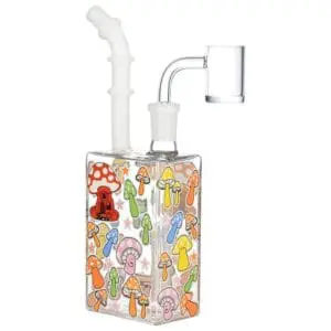 Glow Mushroom Juice Box Dab Rig - Haze Smoke Shop USA - Vaporizers Super Store
