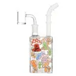 Glow Mushroom Juice Box Dab Rig - Haze Smoke Shop USA - Vaporizers Super Store