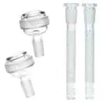Grateful Dead x Pulsar Bolts And Skellies Straight Tube Water Pipe - Haze Smoke Shop USA - Vaporizers Super Store
