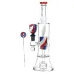 Grateful Dead x Pulsar Lightning Bolt Glass Water Pipe - Haze Smoke Shop USA - Vaporizers Super Store