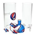 Grateful Dead x Pulsar Silicone & Glass Gravity Water Pipe - Haze Smoke Shop USA - Vaporizers Super Store