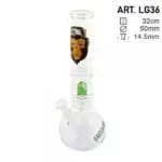 Greenline - 12.5" Round Glass Water Pipe w/ Dome Perc - Haze Smoke Shop USA - Vaporizers Super Store