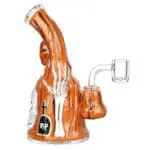 Haunted Gourd Enamel on Glow in the Dark Glass Dab Rig - Haze Smoke Shop USA - Vaporizers Super Store