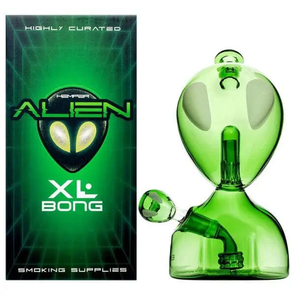 Hemper Alien Glass Water Pipe - Haze Smoke Shop USA - Vaporizers Super Store