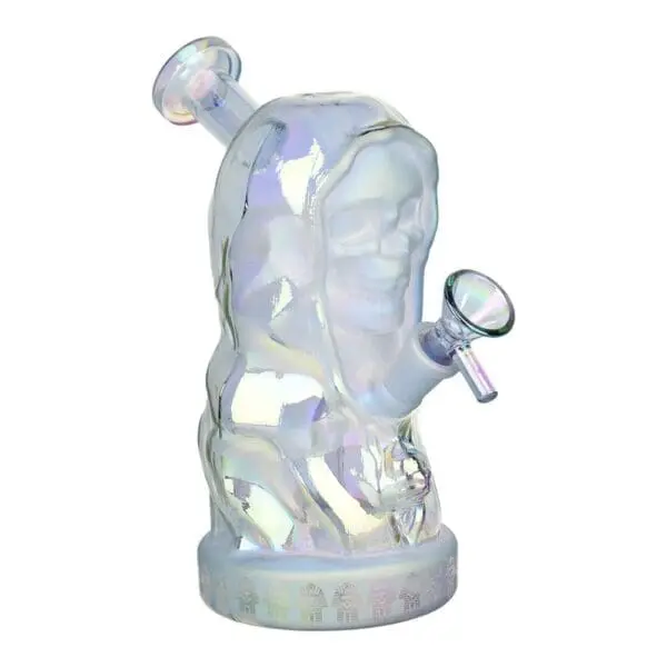 Hooded Skull Glass Water Pipe - Haze Smoke Shop USA - Vaporizers Super Store