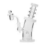 Human Grade 8" Bent Neck Dab Rig - Haze Smoke Shop USA - Vaporizers Super Store