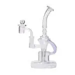 Human Grade Dualing Recycler Glass Rig Water Pipe - Haze Smoke Shop USA - Vaporizers Super Store