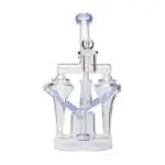 Human Grade Dualing Recycler Glass Rig Water Pipe - Haze Smoke Shop USA - Vaporizers Super Store