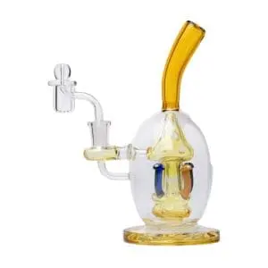 Human Grade Mushroom Globe Glass Rig - Haze Smoke Shop USA - Vaporizers Super Store
