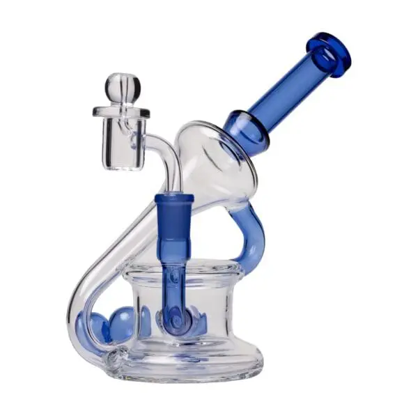 Human Grade Recycler 45 (Triple Marble) Glass Rig - Haze Smoke Shop USA - Vaporizers Super Store