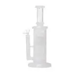 Human Grade Sacred Straight Sandblasted Glass Water Pipe - Haze Smoke Shop USA - Vaporizers Super Store