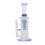 Human Grade Sacred Straight Sandblasted Glass Water Pipe - Haze Smoke Shop USA - Vaporizers Super Store