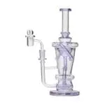 Human Grade Straight Recycler Glass Water Pipe - Haze Smoke Shop USA - Vaporizers Super Store