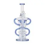 Human Grade Straight Recycler Glass Water Pipe - Haze Smoke Shop USA - Vaporizers Super Store