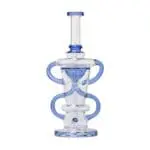 Human Grade Straight Recycler Glass Water Pipe - Haze Smoke Shop USA - Vaporizers Super Store