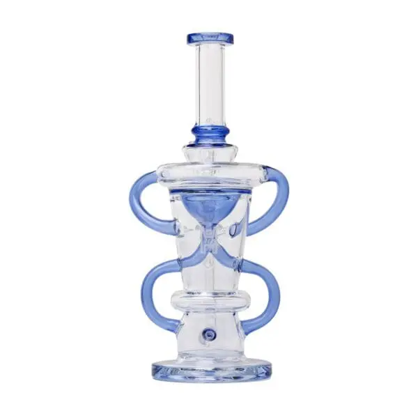 Human Grade Straight Recycler Glass Water Pipe - Haze Smoke Shop USA - Vaporizers Super Store