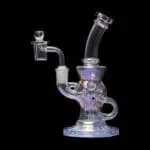 Human Grade Swiss Incycler Glass Rig Recycler Water Pipe - Haze Smoke Shop USA - Vaporizers Super Store