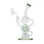 Human Grade Swiss Rig Glass Recycler Water Pipe - Haze Smoke Shop USA - Vaporizers Super Store