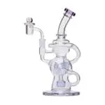 Human Grade Swiss Rig Glass Recycler Water Pipe - Haze Smoke Shop USA - Vaporizers Super Store