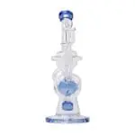 Human Grade Swiss Rig Glass Recycler Water Pipe - Haze Smoke Shop USA - Vaporizers Super Store