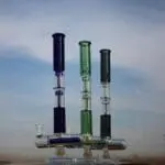 Inline and Dual Arm Percolated Glass Water Pipe - Haze Smoke Shop USA - Vaporizers Super Store