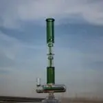 Inline and Dual Arm Percolated Glass Water Pipe - Haze Smoke Shop USA - Vaporizers Super Store
