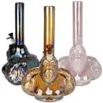 Iridescent Gorilla Soft Glass Water Pipe - Haze Smoke Shop USA - Vaporizers Super Store