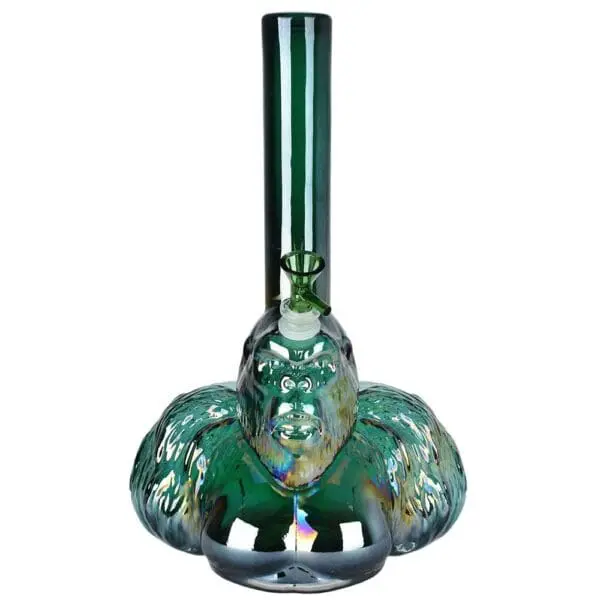 Iridescent Gorilla Soft Glass Water Pipe - Haze Smoke Shop USA - Vaporizers Super Store
