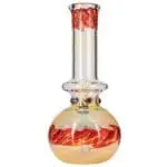 LA Pipes Time Traveler Silver Fumed Pull Stem Bubble Bong - Haze Smoke Shop USA - Vaporizers Super Store