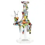 Masked Silicone & Glass Water Pipe - Haze Smoke Shop USA - Vaporizers Super Store