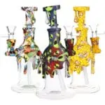 Masked Silicone & Glass Water Pipe - Haze Smoke Shop USA - Vaporizers Super Store