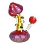 Mushroom Collective Bent Neck Glass Water Pipe - Haze Smoke Shop USA - Vaporizers Super Store
