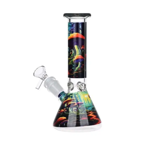 Mushroom Forest Glass Beaker Water Pipe Smoking Set - Haze Smoke Shop USA - Vaporizers Super Store