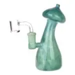 Mushroom Top Marbled Glass Dab Rig - Haze Smoke Shop USA - Vaporizers Super Store
