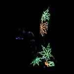Neon Hemp Leaf Glow In The Dark Dab Rig - Haze Smoke Shop USA - Vaporizers Super Store