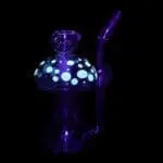 Phosphorescent Fungi Glow in the Dark Glass Bubbler - Haze Smoke Shop USA - Vaporizers Super Store