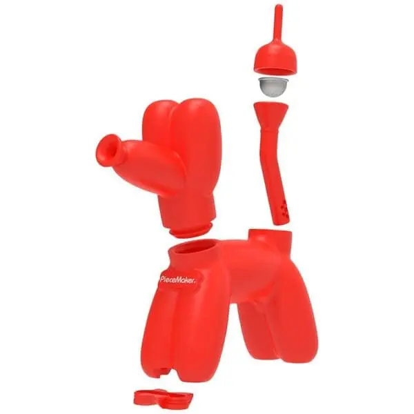 PieceMaker K9 Balloon Dog Silicone Water Pipe - Haze Smoke Shop USA - Vaporizers Super Store