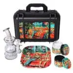 Pulsar Bent Neck Water Pipe Smoker's Hard Case Travel Set - Haze Smoke Shop USA - Vaporizers Super Store