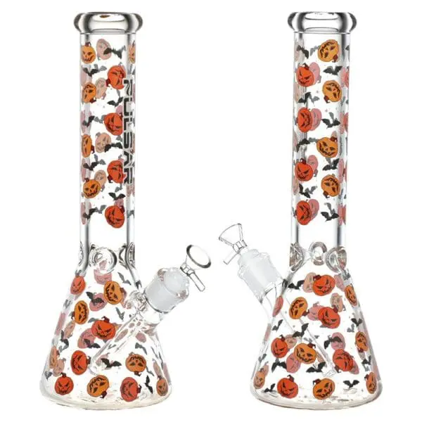 Pulsar Cackling Pumpkins Batty Beaker Bong - Haze Smoke Shop USA - Vaporizers Super Store