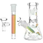 Pulsar Caticorns Design Glass Beaker Water Pipe - Haze Smoke Shop USA - Vaporizers Super Store