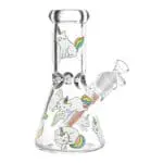 Pulsar Caticorns Design Glass Beaker Water Pipe - Haze Smoke Shop USA - Vaporizers Super Store