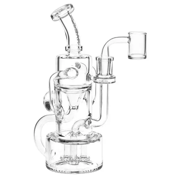Pulsar Debonaire Diamond Triple Perc Glass Recycler Dab Rig - Haze Smoke Shop USA - Vaporizers Super Store