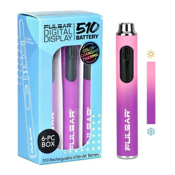 Pulsar Digital Display Thermo Change 510 Battery - Haze Smoke Shop USA - Vaporizers Super Store