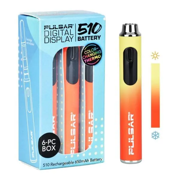 Pulsar Digital Display Thermo Change 510 Battery - Haze Smoke Shop USA - Vaporizers Super Store
