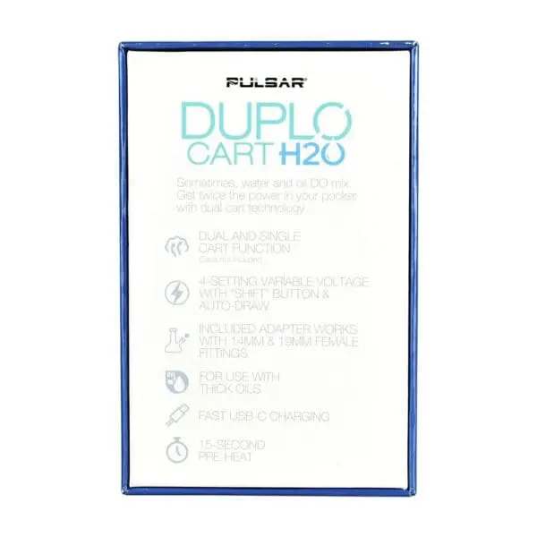 Pulsar DuploCart H2O Thick Oil Vaporizer w/ Water Pipe Adapter - Haze Smoke Shop USA - Vaporizers Super Store