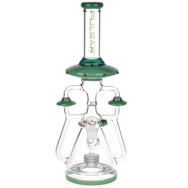 Pulsar Far Out Visitors Recycler Glass Water Pipe - Haze Smoke Shop USA - Vaporizers Super Store
