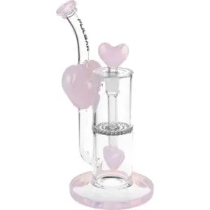 Pulsar Hearts on Hearts Recycler Water Pipe - Haze Smoke Shop USA - Vaporizers Super Store