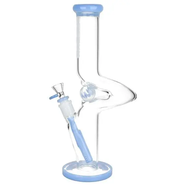 Pulsar Kinked Marble Straight Tube Glass Water Pipe - Haze Smoke Shop USA - Vaporizers Super Store