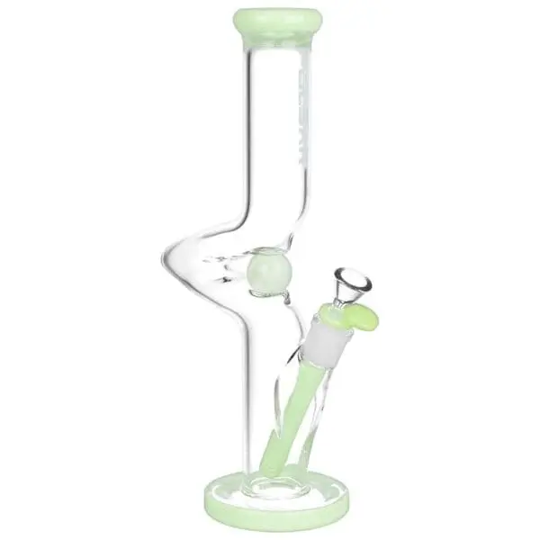 Pulsar Kinked Marble Straight Tube Glass Water Pipe - Haze Smoke Shop USA - Vaporizers Super Store