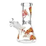 Pulsar Pizza Design Glass Beaker Water Pipe - Haze Smoke Shop USA - Vaporizers Super Store